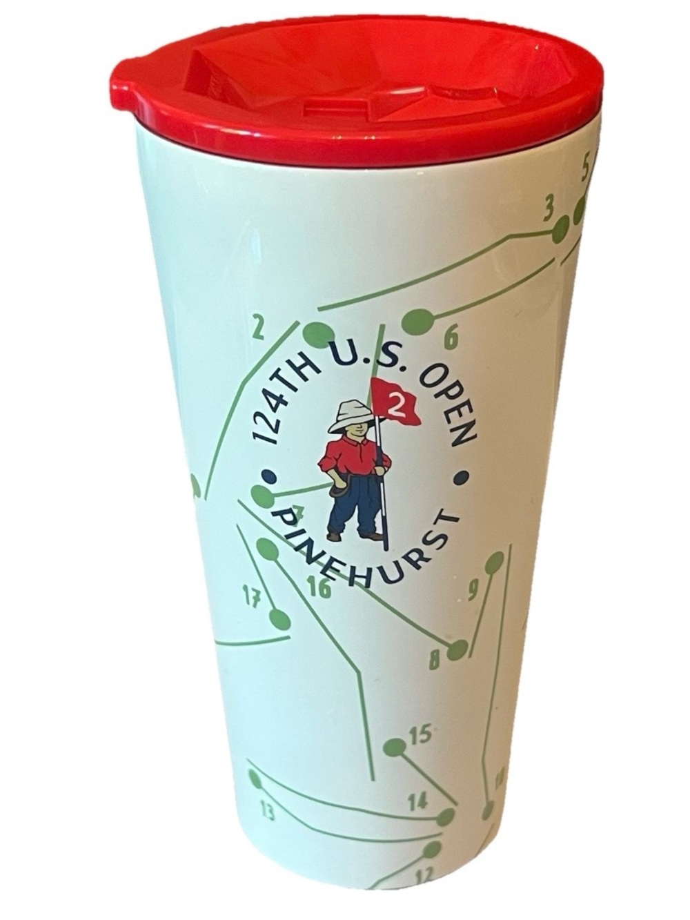 2024 124th U.S. Open Pinehurst N.C. Golf PGA Corkcicle Drink Tumbler 16 oz. NEW